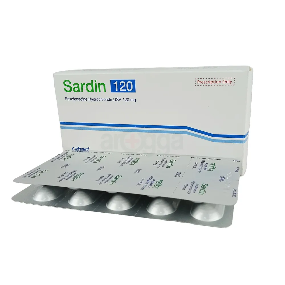 Tablet Sardin 120  `(50 pcs)